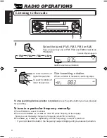 Предварительный просмотр 4 страницы JVC KS-FX270 Instructions Manual