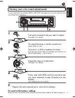 Предварительный просмотр 17 страницы JVC KS-FX270 Instructions Manual