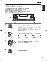 Предварительный просмотр 19 страницы JVC KS-FX270 Instructions Manual