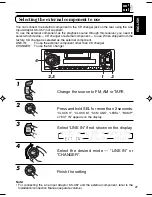 Предварительный просмотр 27 страницы JVC KS-FX270 Instructions Manual