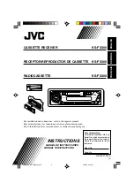 Предварительный просмотр 1 страницы JVC KS-FX300 Instructions Manual