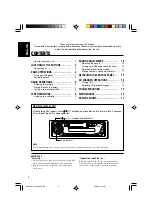 Предварительный просмотр 2 страницы JVC KS-FX300 Instructions Manual