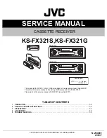 JVC KS-FX321S Service Manual preview