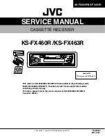 Предварительный просмотр 1 страницы JVC KS-FX460R Service Manual