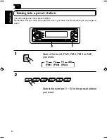 Предварительный просмотр 8 страницы JVC KS-FX470 Instructions Manual