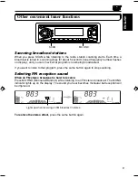 Предварительный просмотр 9 страницы JVC KS-FX470 Instructions Manual