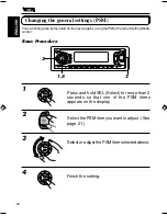 Предварительный просмотр 20 страницы JVC KS-FX470 Instructions Manual