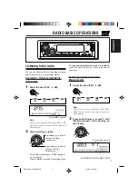 Предварительный просмотр 7 страницы JVC KS-FX480 Instructions Manual