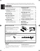 Preview for 2 page of JVC KS-FX480R Instructions Manual