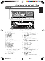 Предварительный просмотр 3 страницы JVC KS-FX490 - Radio / Cassette Player Instructions Manual