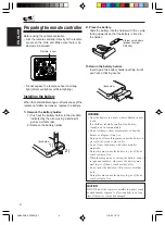 Предварительный просмотр 4 страницы JVC KS-FX490 - Radio / Cassette Player Instructions Manual