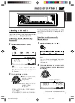 Предварительный просмотр 7 страницы JVC KS-FX490 - Radio / Cassette Player Instructions Manual