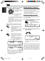 Предварительный просмотр 8 страницы JVC KS-FX490 - Radio / Cassette Player Instructions Manual