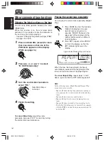 Предварительный просмотр 12 страницы JVC KS-FX490 - Radio / Cassette Player Instructions Manual