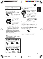 Предварительный просмотр 21 страницы JVC KS-FX490 - Radio / Cassette Player Instructions Manual