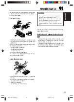 Предварительный просмотр 25 страницы JVC KS-FX490 - Radio / Cassette Player Instructions Manual