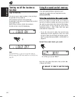 Preview for 20 page of JVC KS-FX725R Instructions Manual