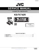 JVC KS-FX742R Service Manual preview