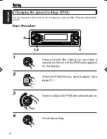 Предварительный просмотр 20 страницы JVC KS-FX801 Instructions Manual