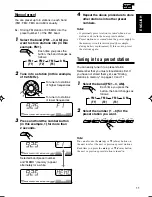 Предварительный просмотр 11 страницы JVC KS-FX921 Instruction Manual