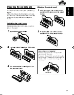 Предварительный просмотр 21 страницы JVC KS-FX921 Instruction Manual