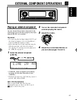 Предварительный просмотр 27 страницы JVC KS-FX921 Instruction Manual