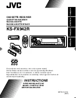 JVC KS-FX942R Instructions Manual предпросмотр