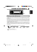 Предварительный просмотр 21 страницы JVC KS-FX950R Instruction Manual