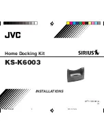 Preview for 1 page of JVC KS-K6003UJ Installations