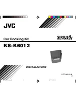 JVC KS-K6012 Installations preview
