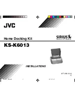 Preview for 1 page of JVC KS-K6013J Installation Manual