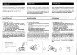 Предварительный просмотр 2 страницы JVC KS-RT211 Instructions Manual