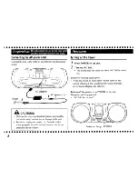 Preview for 8 page of JVC KS-SB200 - Portable Speakers With Sirius Satellite Radio Cradle Instruction Manual