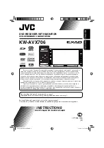 Preview for 1 page of JVC KV-AVX706 Instruction Manual