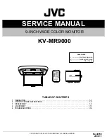 Preview for 1 page of JVC KV-MR9000 Service Manual