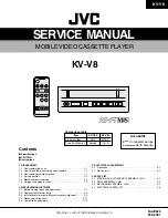 Предварительный просмотр 1 страницы JVC KV-V8 Service Manual