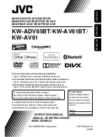 Предварительный просмотр 1 страницы JVC KW-ADV65BT Instruction Manual