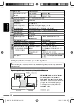 Preview for 124 page of JVC KW-ADV792 - Arsenal 2-DIN 7" TouchScreen DVD/MP3/CD Receiv Instructions Manual