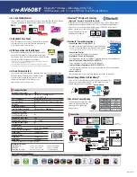 Preview for 2 page of JVC KW-AV60BT Specification Sheet