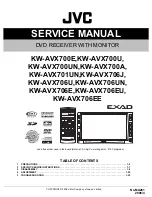 JVC KW-AVX706J Service Manual preview