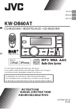 Предварительный просмотр 1 страницы JVC KW-DB60AT Instructions Manual