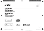 Предварительный просмотр 1 страницы JVC KW-DB95BT Instruction Manual