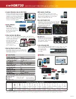 Предварительный просмотр 2 страницы JVC KW-HDR720 Specification Sheet