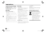 Предварительный просмотр 2 страницы JVC KW-M450BT Instruction Manual