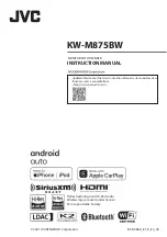 JVC KW-M875BW Instruction Manual preview