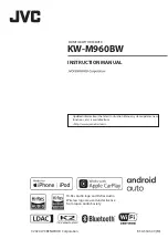 Предварительный просмотр 1 страницы JVC KW-M960BW Instruction Manual