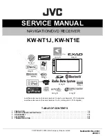 Предварительный просмотр 1 страницы JVC KW-NT1E Service Manual