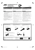 JVC KW-NT700 Installation Manual preview