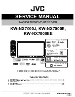 Предварительный просмотр 1 страницы JVC KW-NX7000E Service Manual