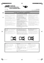 Preview for 1 page of JVC KW-R500 Installation Manual